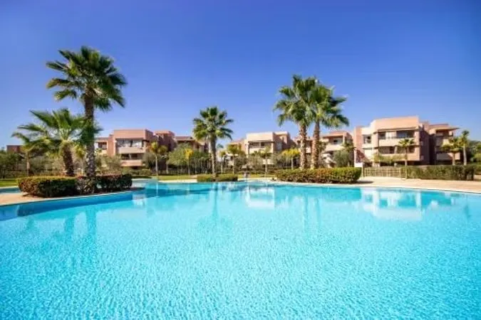 Appartement 115m, 2chambres, salon vue piscine - مراكش (2)
