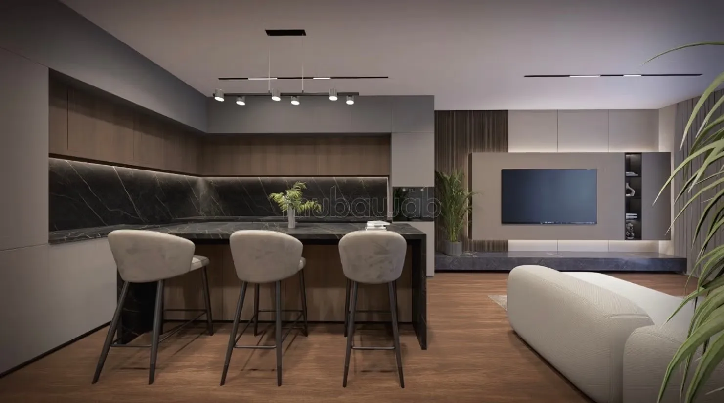 Excellent Appartement Studio 1 chambre salon contemporain av... - مراكش (2)