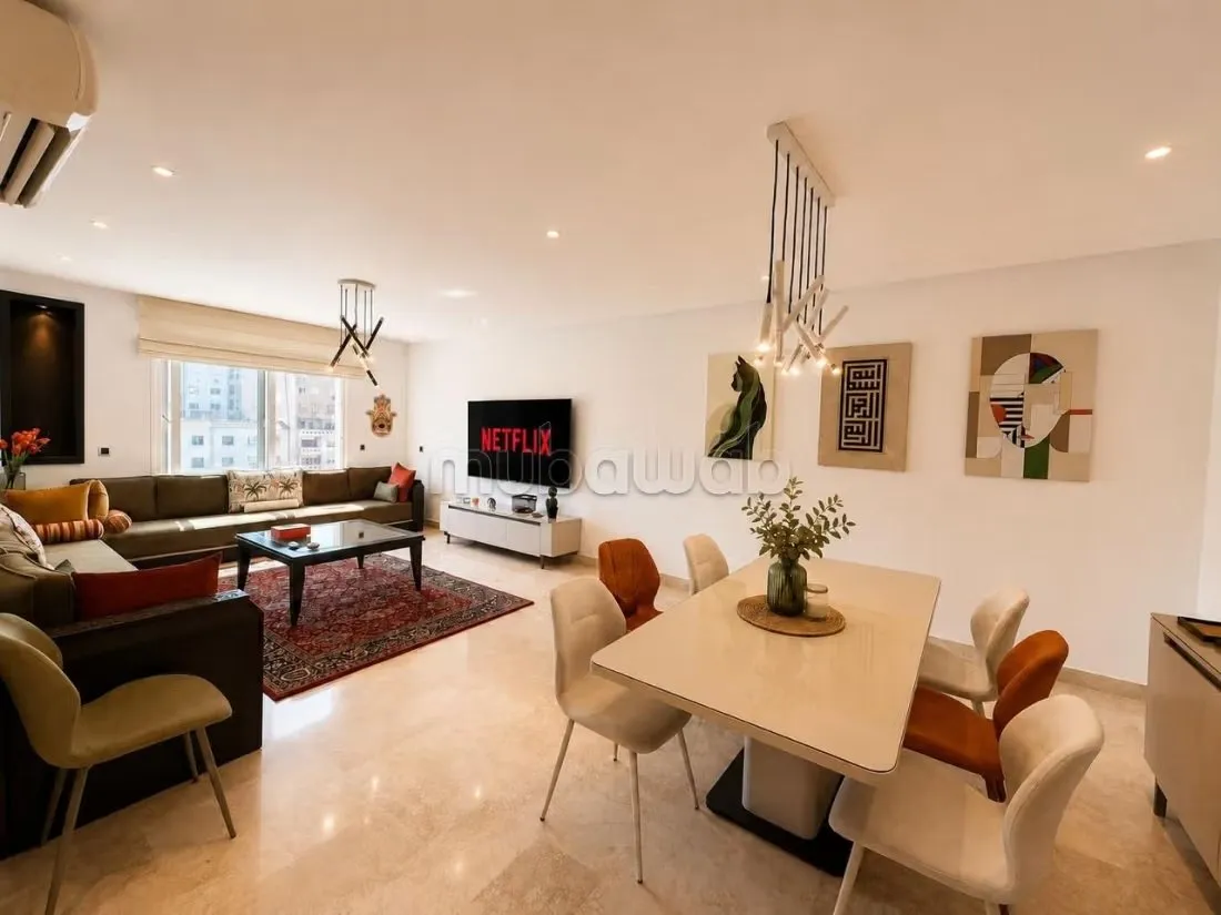 Appartment à loué meublé corniche Tanger - طنجة