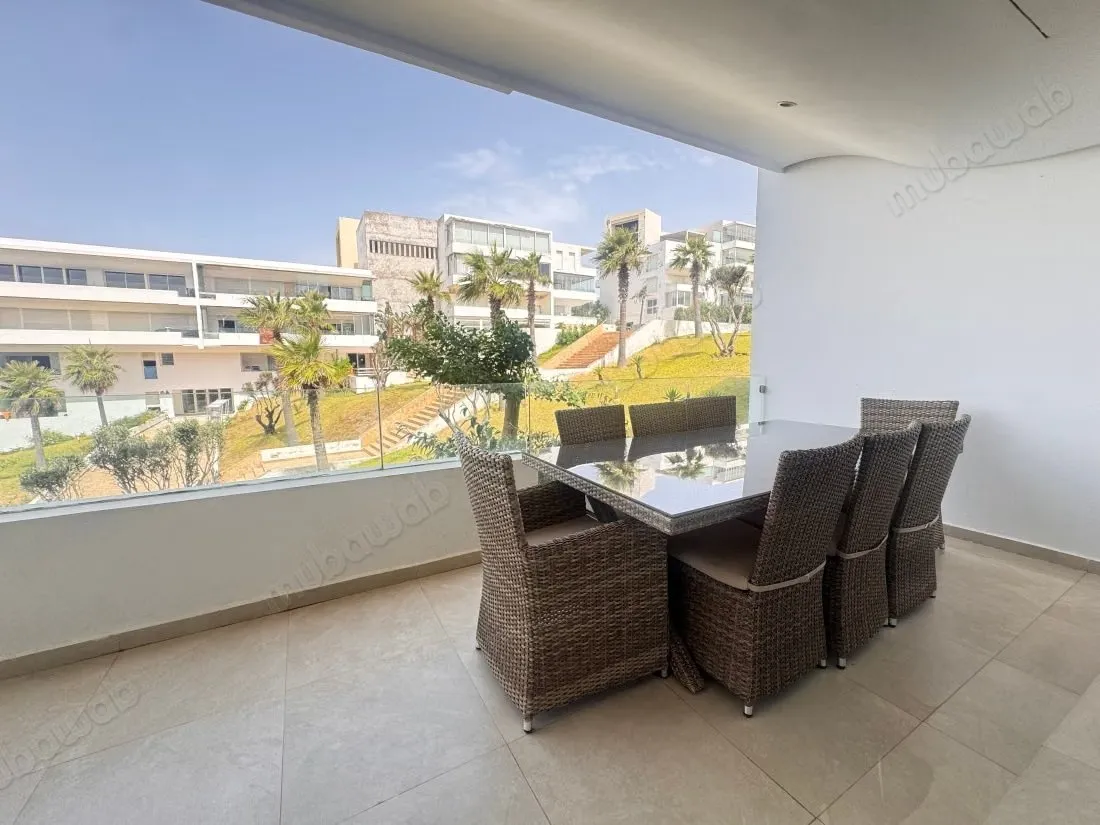 Appartment meublé à loué vue sur mer 
menar - طنجة (2)