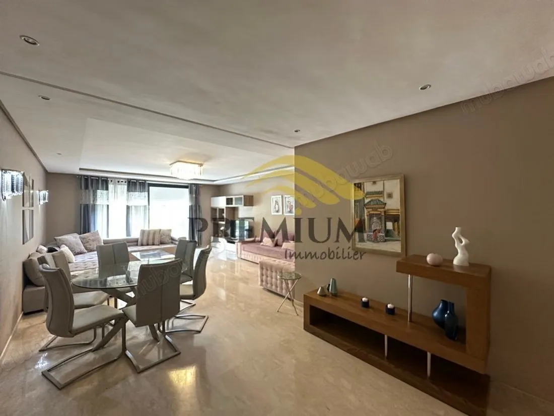 Tres bel appartement meublé à la location - الرباط (2)