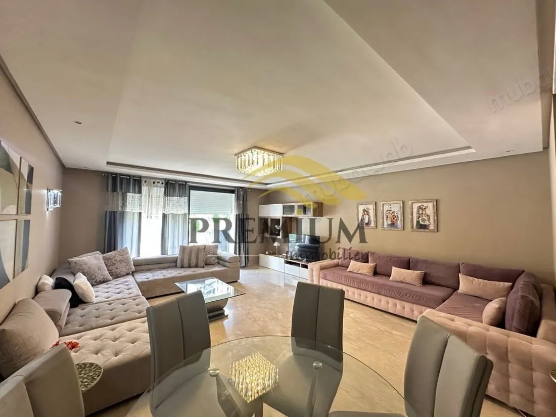 Tres bel appartement meublé à la location - الرباط (3)