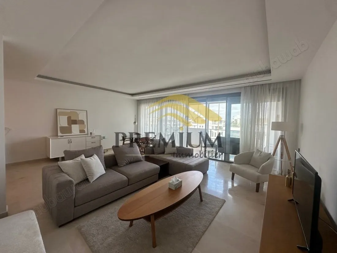 Appartement meuble avec terrasse - الرباط (2)