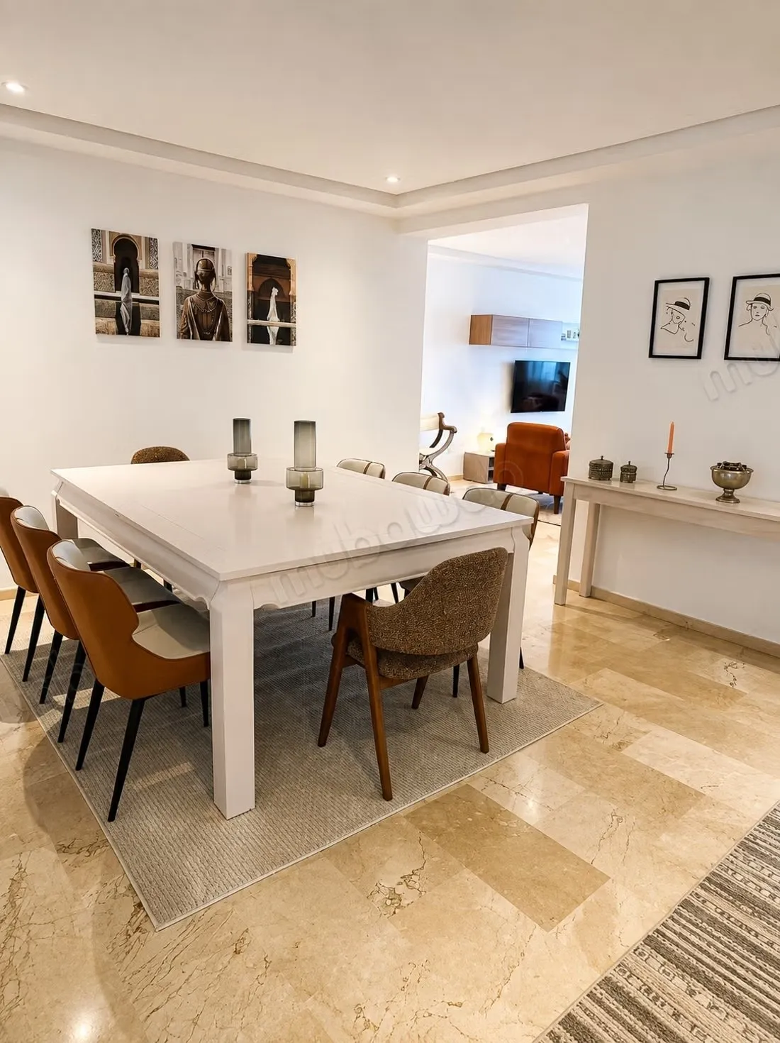 Appartement 2 chambres à louer – L’Orangeraie Souissi - الرباط (2)