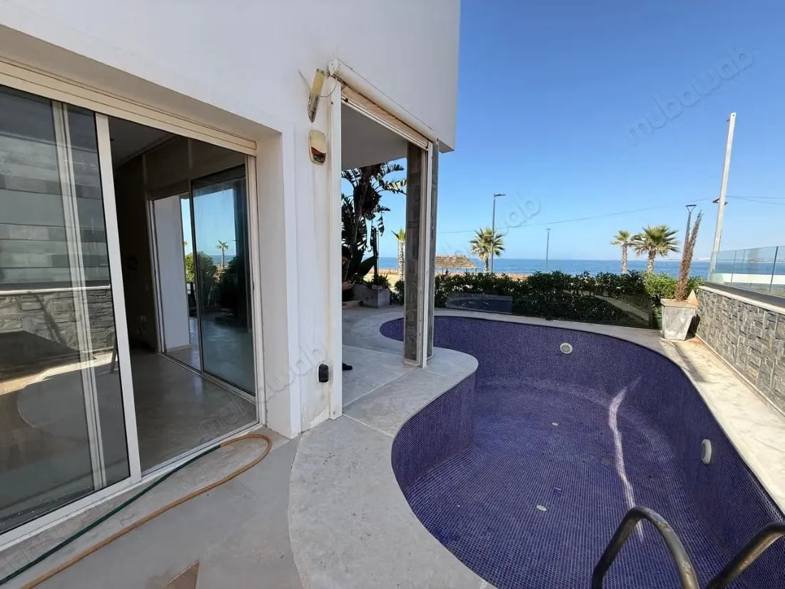 Vente villa face mer 4 ch - دار بوعزة