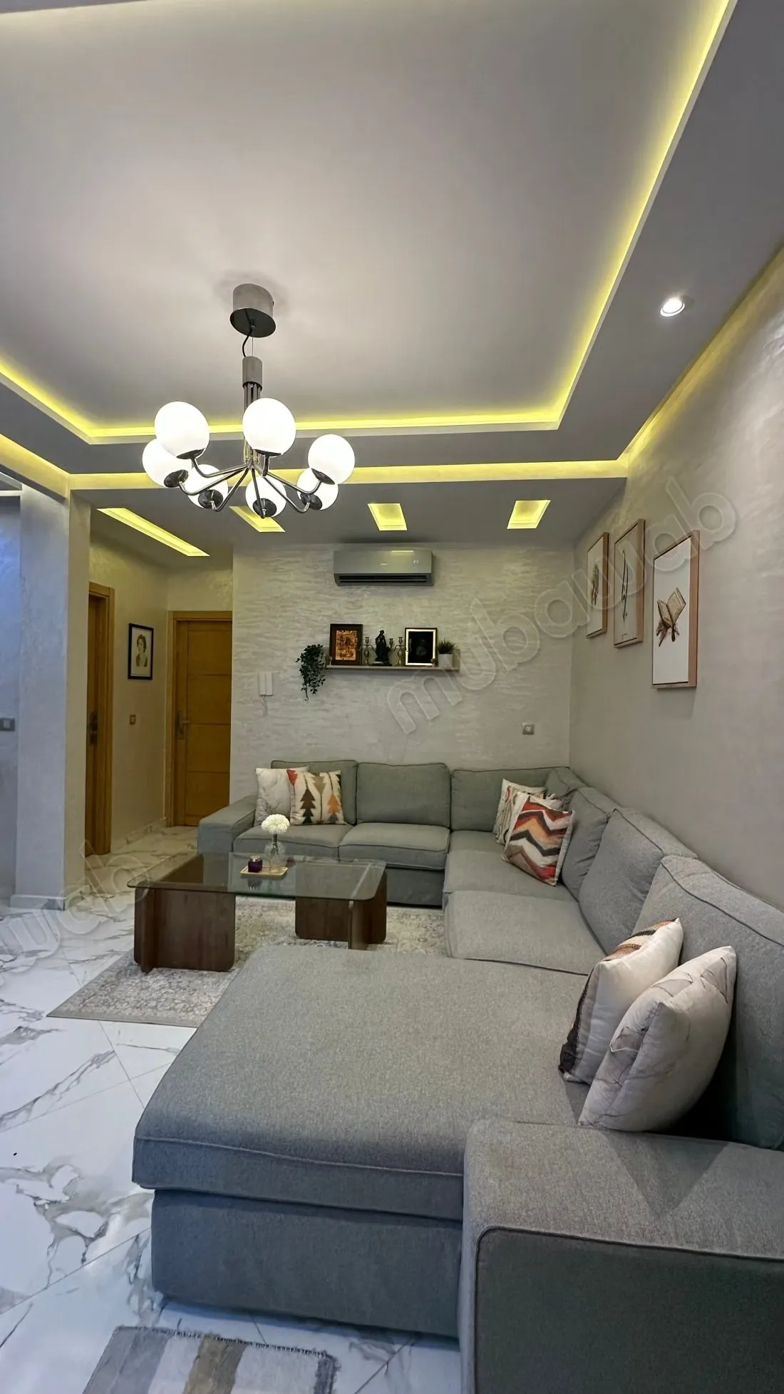 Vente d'un bel appartement à Plage Oued Cherrat. 
Surface de... - بوزنيقة (3)