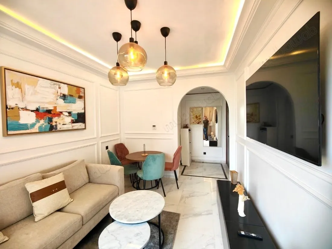 En Vente Meublé: Magnifique Appartement 3 chambres dans une... - الدار البيضاء