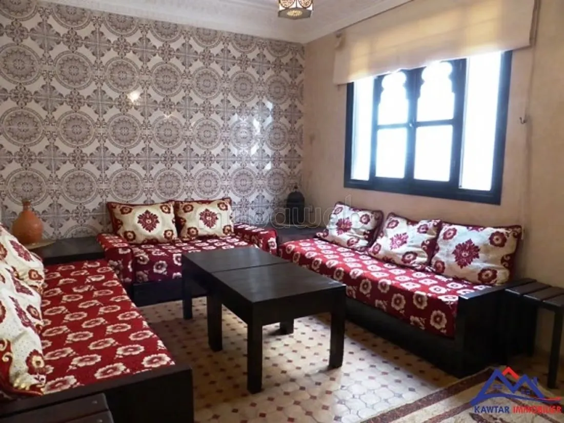 À vendre – Bel appartement meublé à 5 minutes de la plage - الصويرة