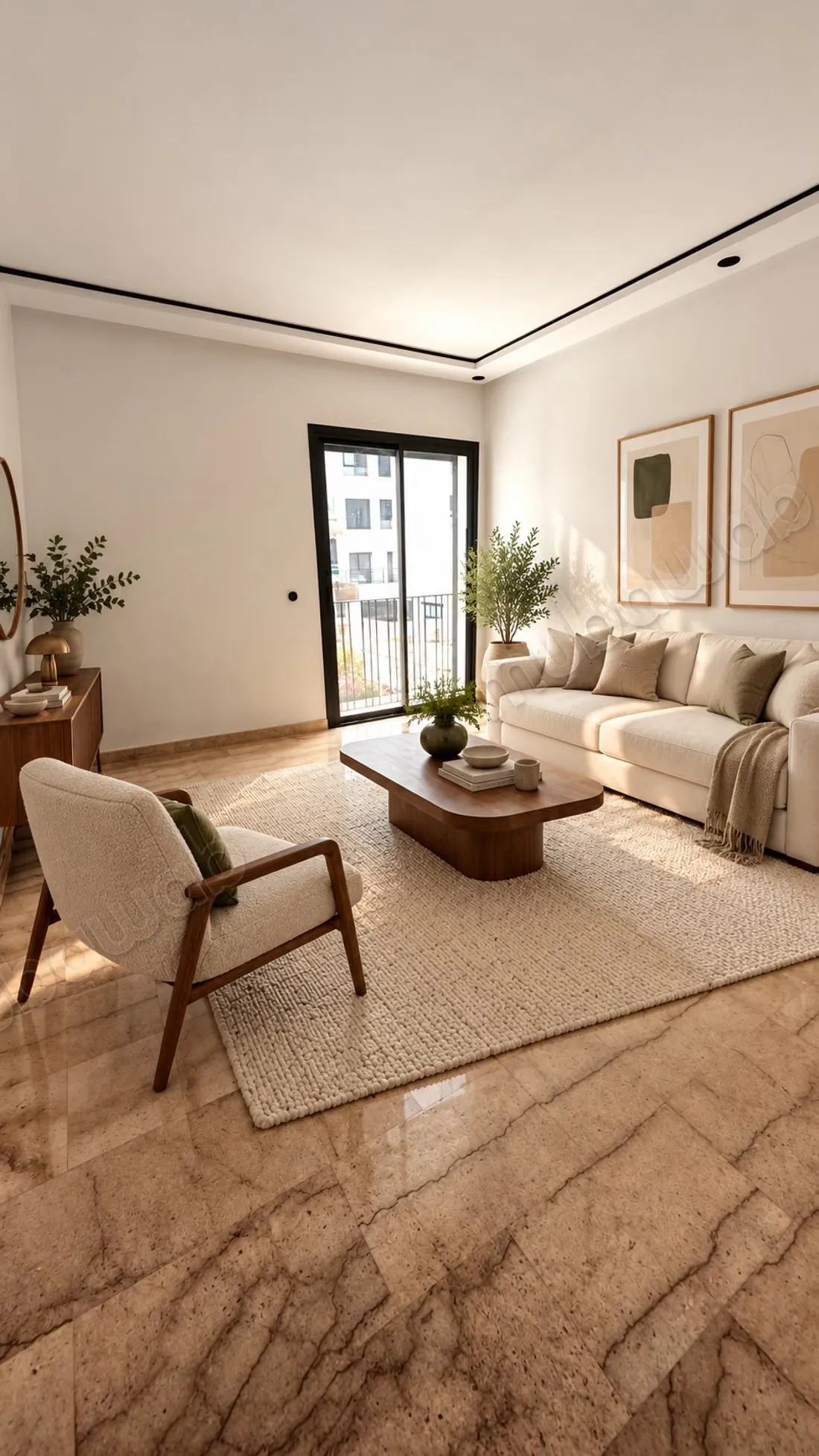 Appartement neuf de 54 m² de 2 chambres - الدار البيضاء