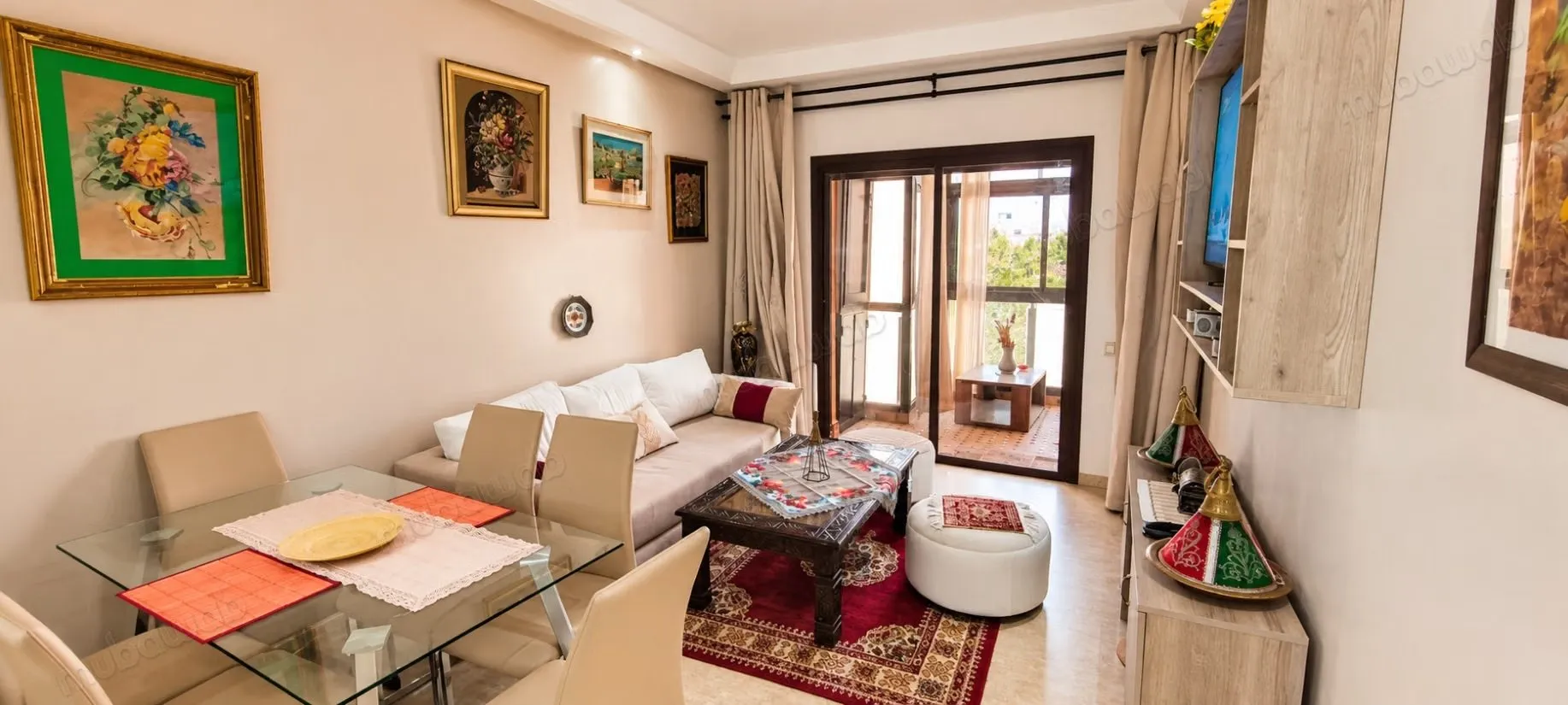 Appartement 2 chambres à Guéliz - مراكش (2)