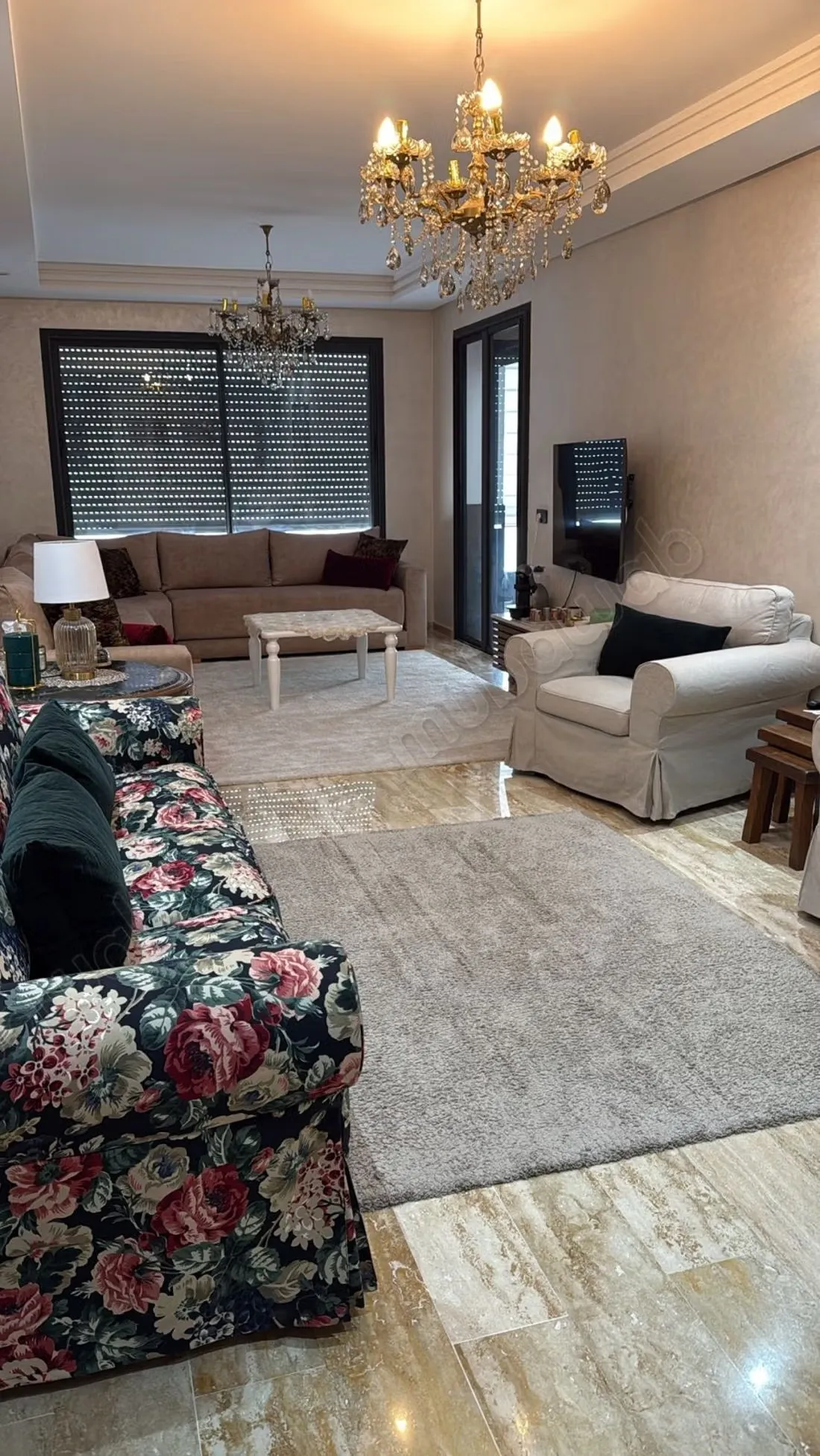 Bel appartement meublé grande terrasse - دار بوعزة