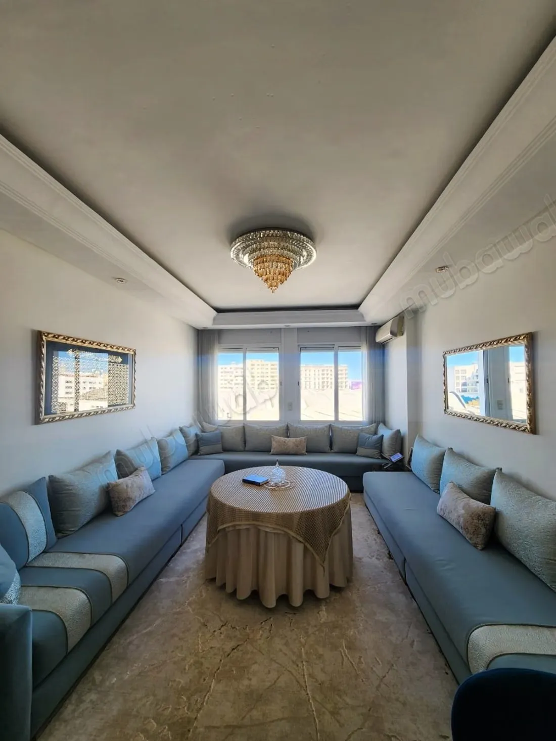 Appart 3ch salon Luxe 107m2 
Val Fleury 
Ss Vis àVis - الدار البيضاء (3)