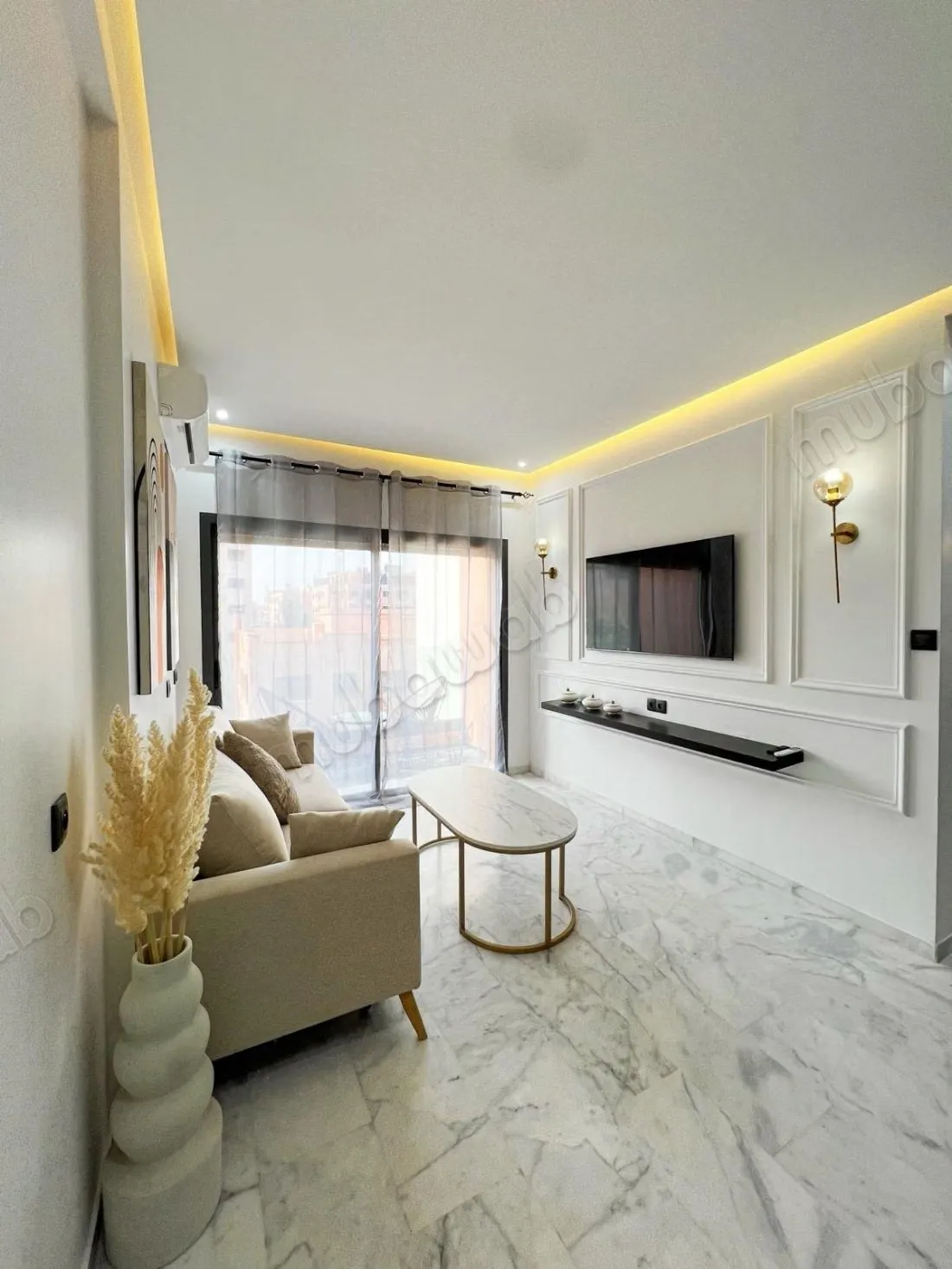 Appartement à l'achat à Guéliz. 1 chambre. Bien meublé - مراكش