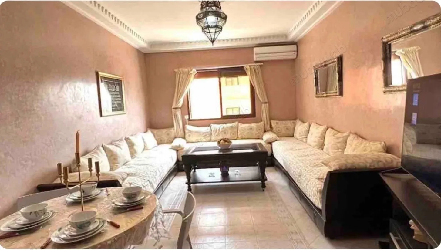 Vend appartement à Samlalia. 3 pièces. Salon traditionnel ma... - مراكش