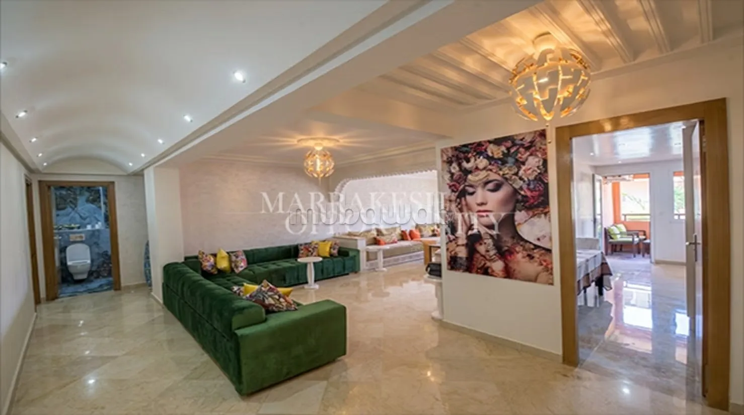 Appartement spacieux meublé à vendre à Guéliz - مراكش (2)