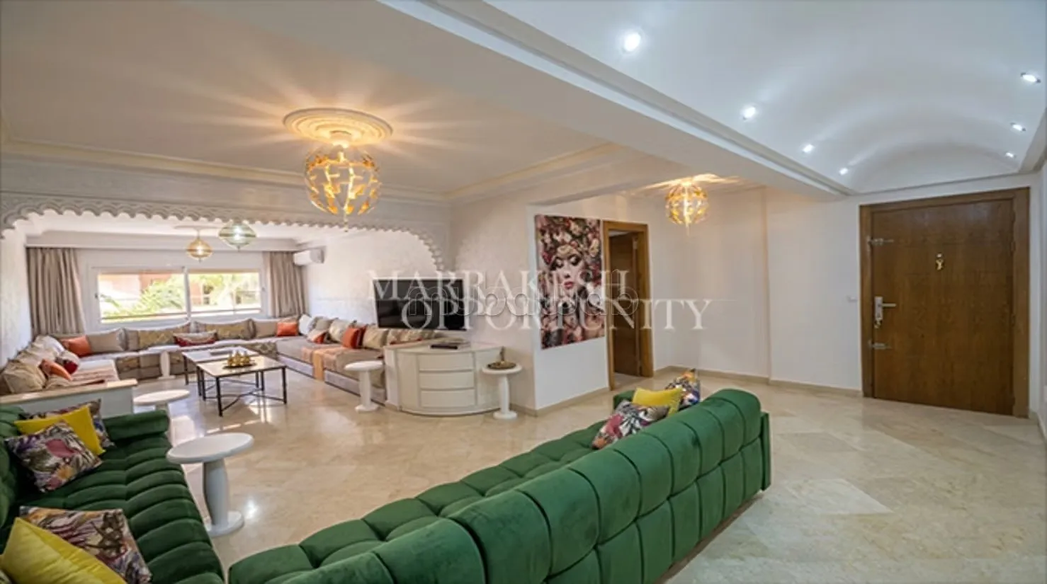 Appartement spacieux meublé à vendre à Guéliz - مراكش
