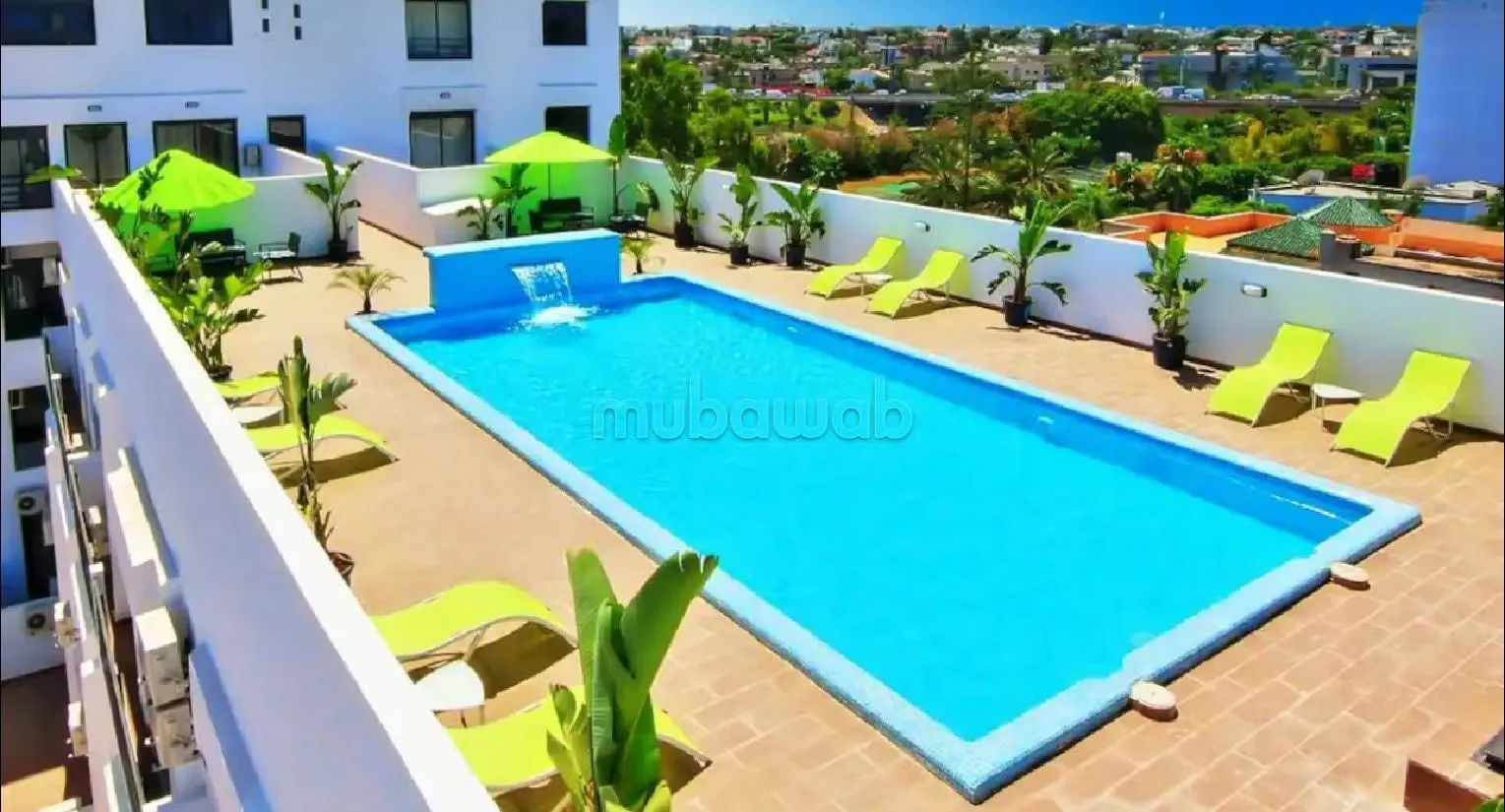 Location studio de vacance avec piscine au centre - الدار البيضاء (3)