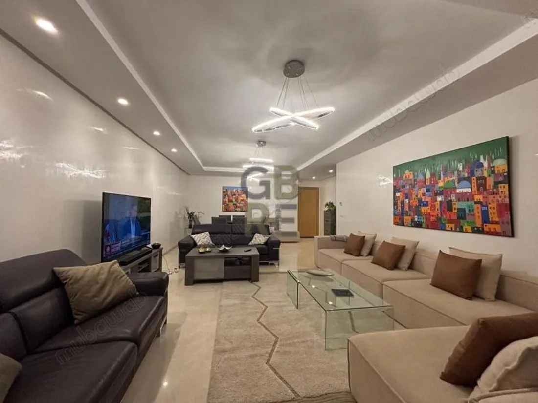 Magnifique appartement meublé en location au Carrousel - الرباط