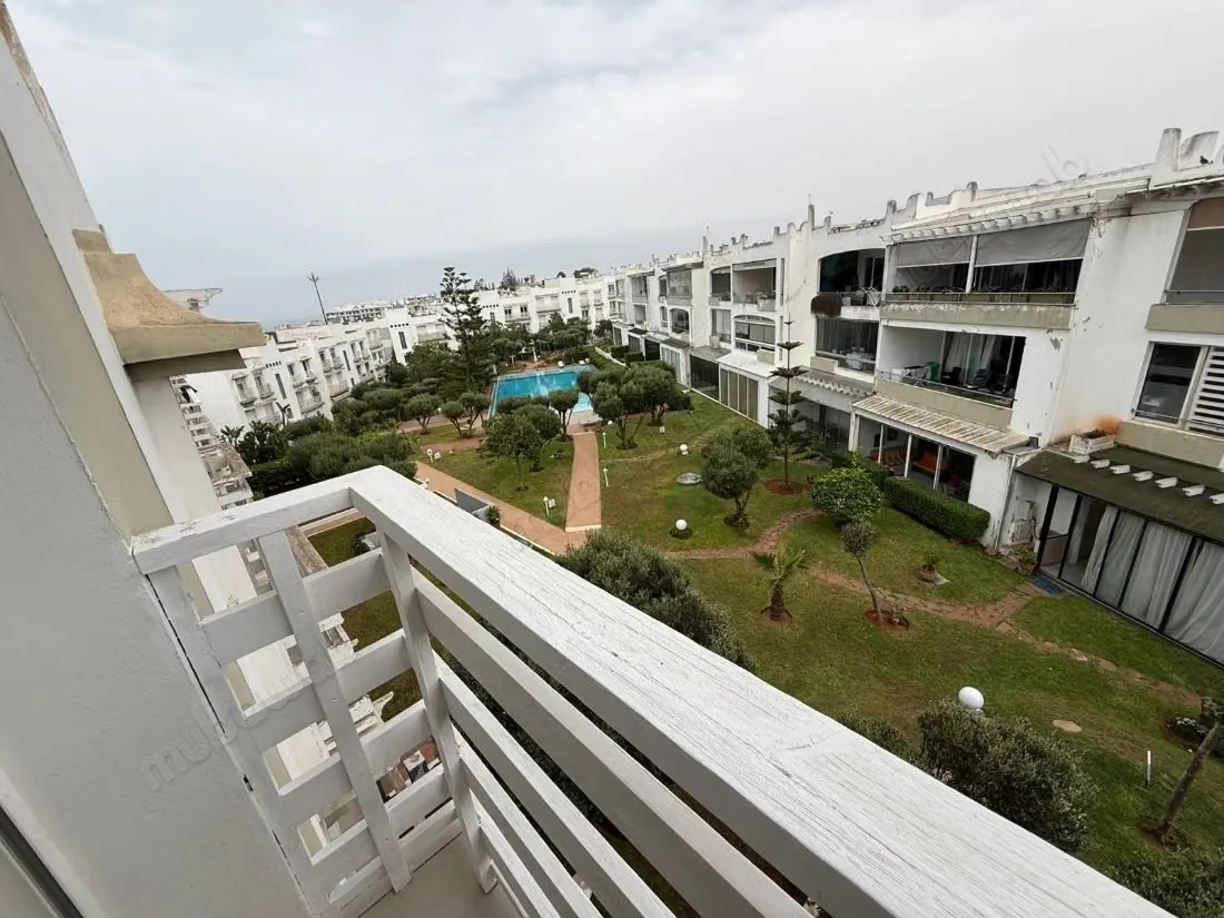 Tamaris location appartement meublé vue mer 2 ch - دار بوعزة (3)