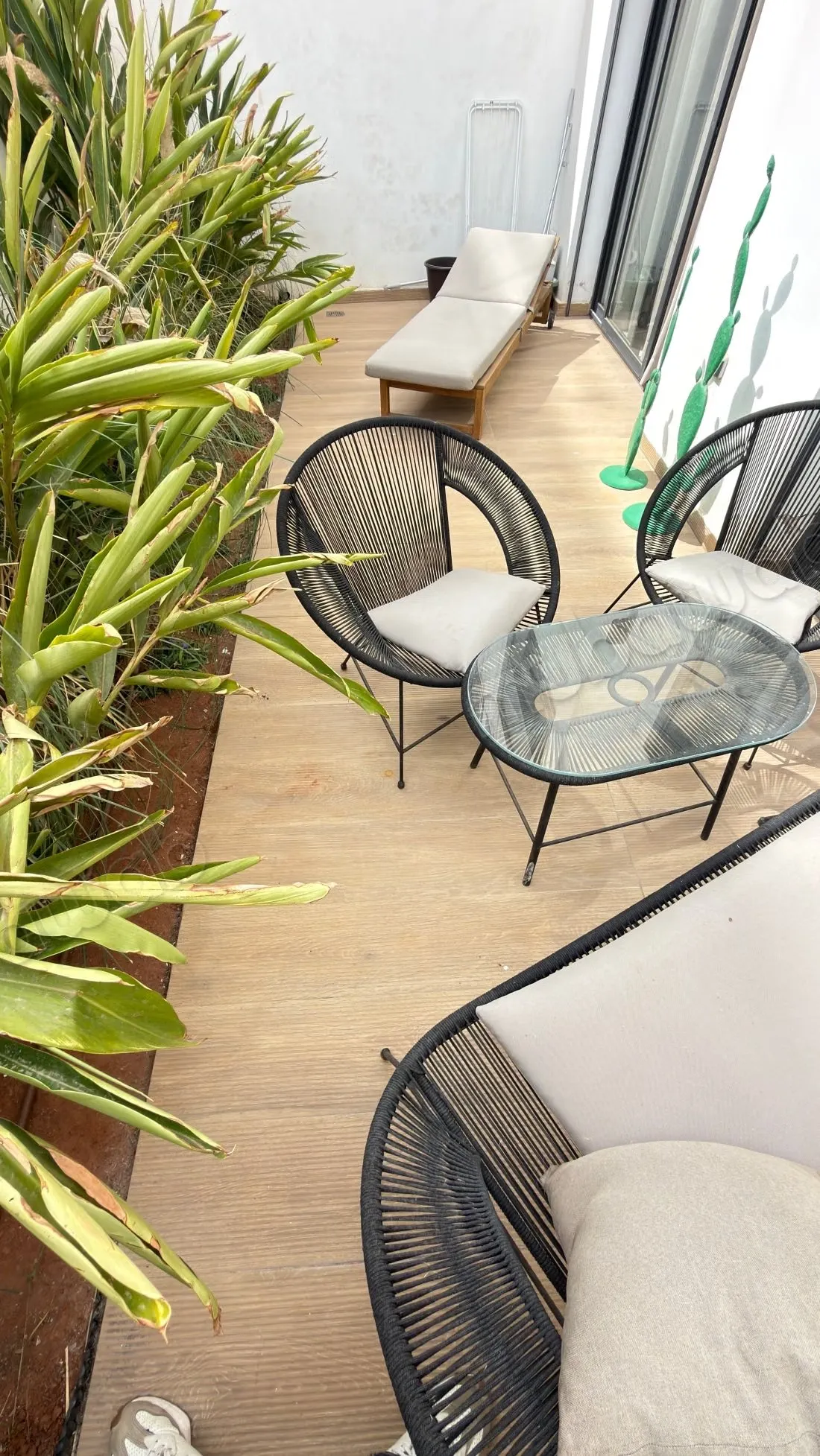 Studio meublé avec belle terrasse - الدار البيضاء (2)