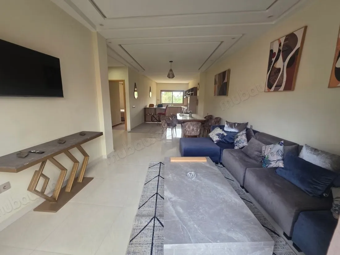 Appartement à louer à targa.
Surface de 103 m².
Bien meublé - مراكش (2)