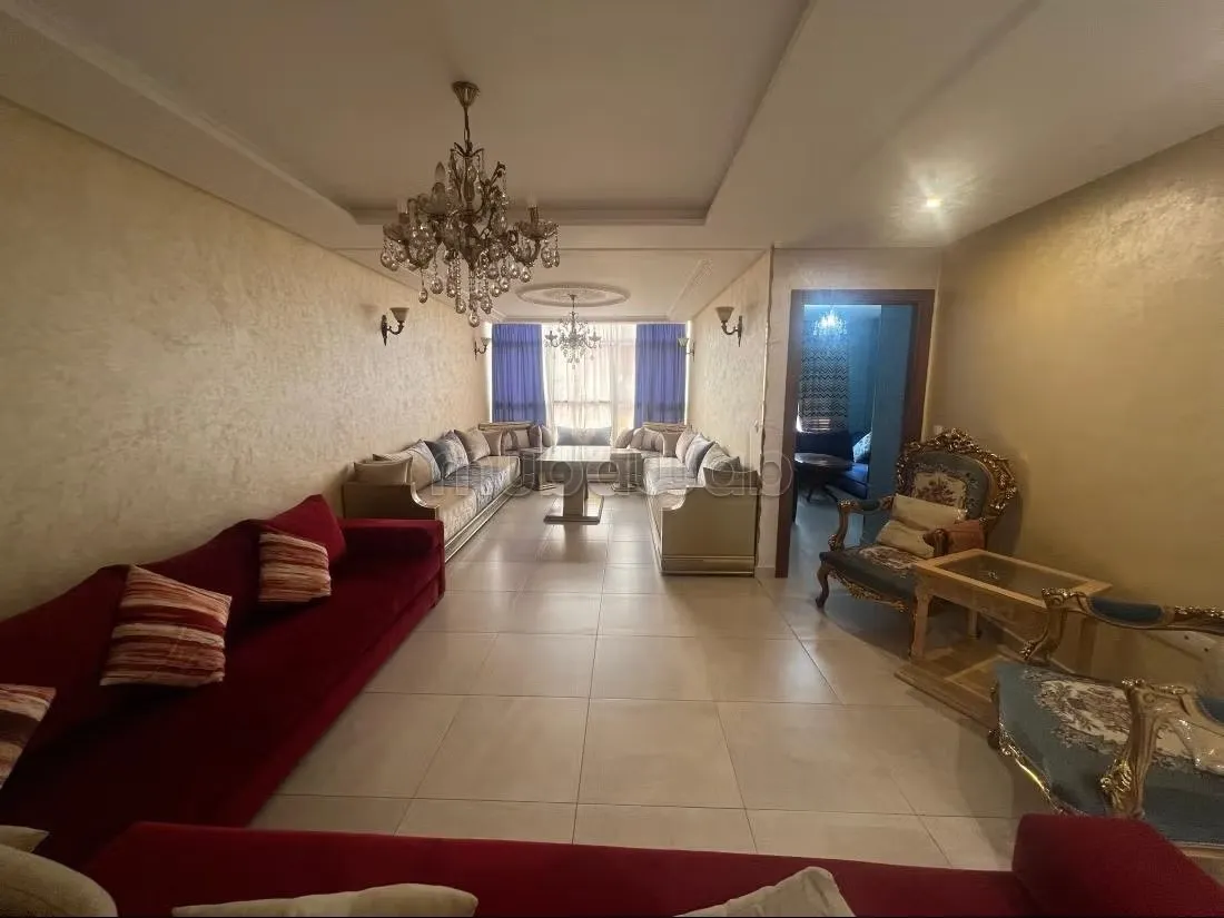 Exceptionnel. Grand appartement meublé lumineux avec parking... - طنجة (3)