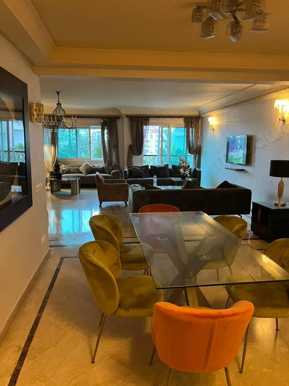 À louer – Appartement meublé, triangle d’or - الدار البيضاء (2)
