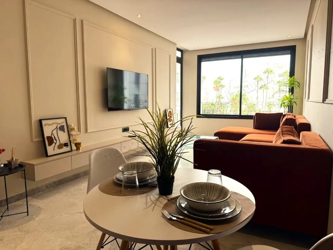 Magnifique studio NEUF vue dégagée BALCON - الدار البيضاء