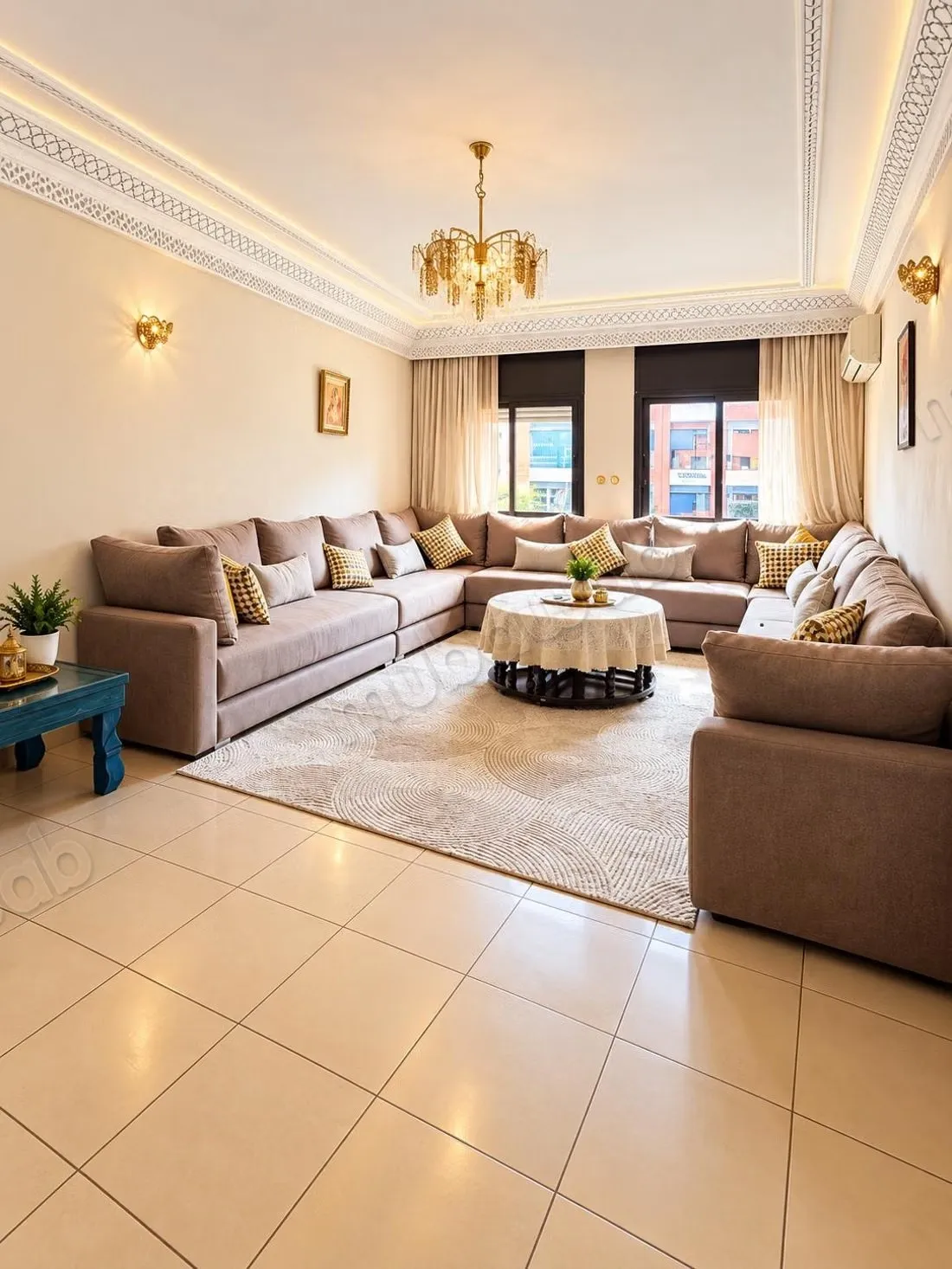 Bel Appartement meublé à louer en plein Guéliz - مراكش