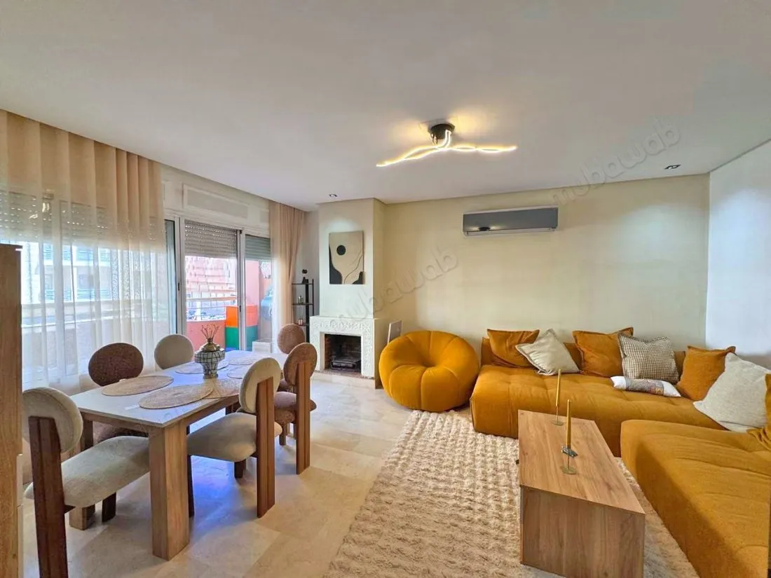 Bail Habitation Appart 2 CH, Salon avec Terrasse - مراكش (3)