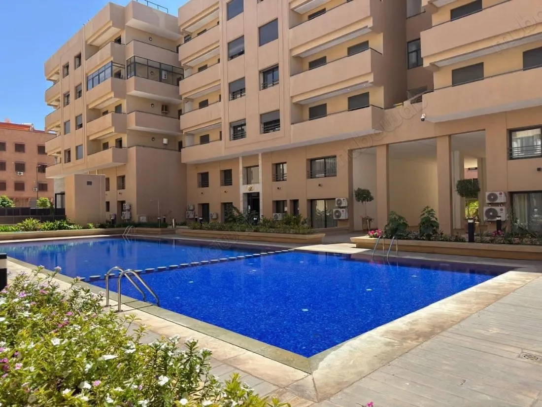 À louer Appartement meublé avec piscine - مراكش