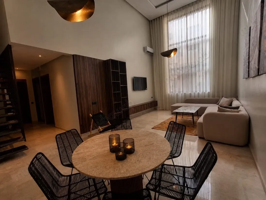 Duplex neuf meublé a louer - مراكش