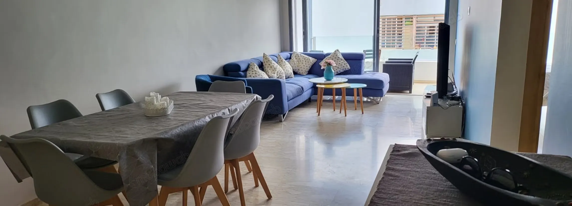 Appartement meublé de 89 m2 à louer - دار بوعزة