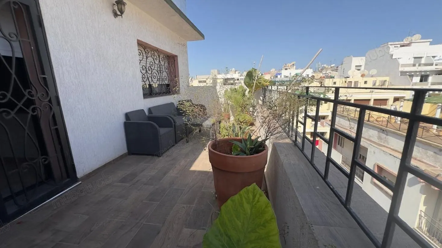 Appart meublé avec terrasse à louer plein Racine - الدار البيضاء