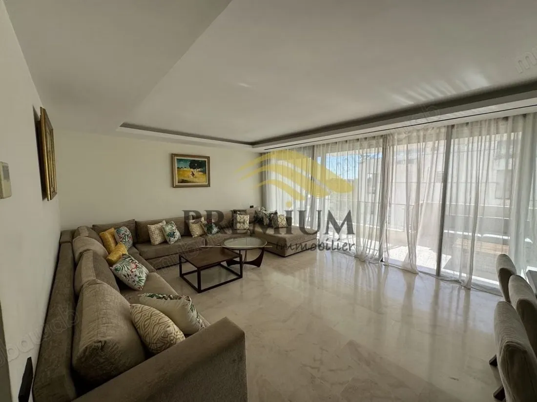 A louer appartement meuble orangeraie du souissi - الرباط (3)