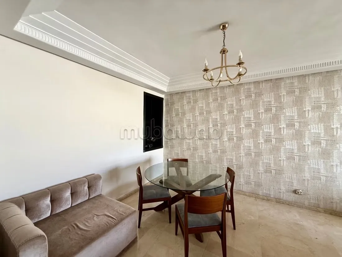 En Loaction Meubles: Magnifique Appartement 3 Chambres avec... - الدار البيضاء (3)