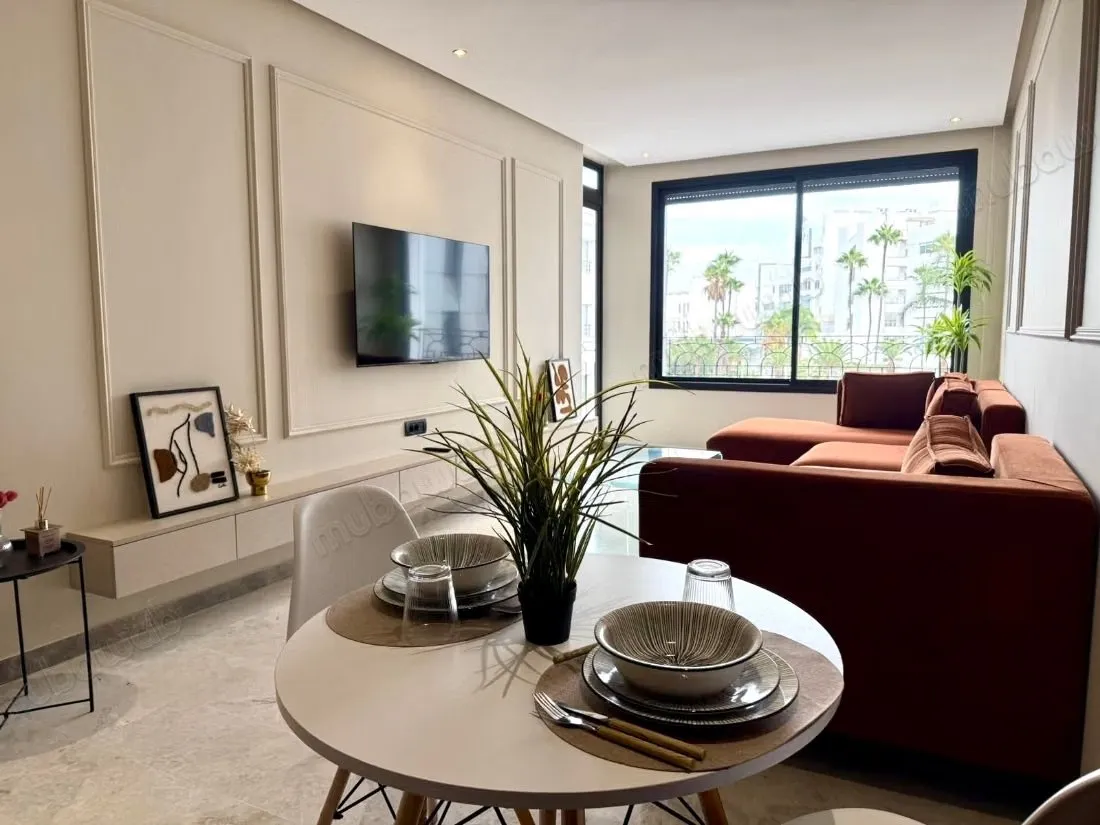 En Location Meublé: Magnifique Studio Neuf Jamais habite San... - الدار البيضاء (3)