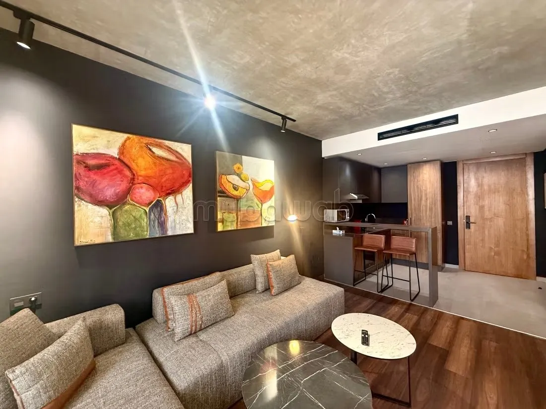 En Location Meublé: Magnifique Studio Neuf Jamais habité à G... - الدار البيضاء