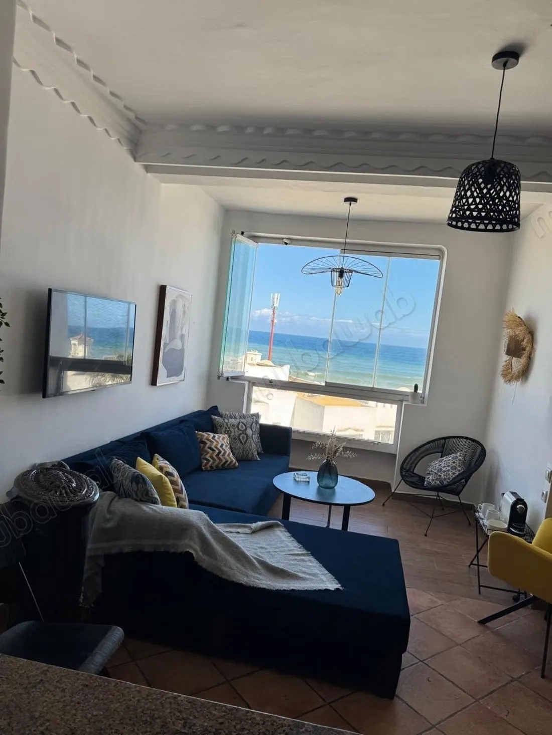 Bel appartement en location à Dar Bouazza. 3 pièces. Meublé - دار بوعزة (3)