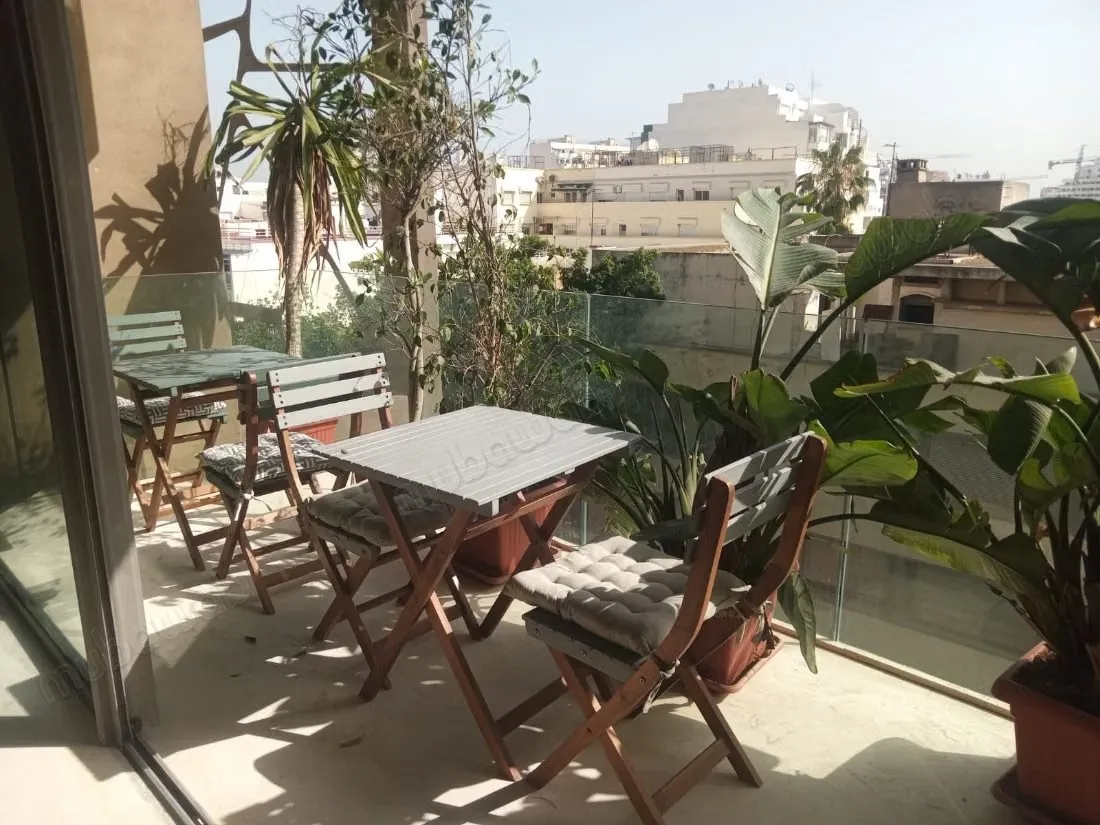 À louer appartement meublé terrasse à gautier - الدار البيضاء