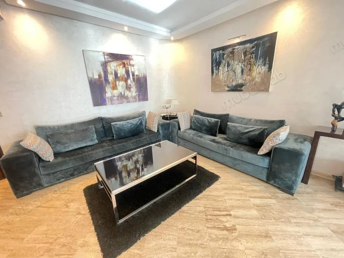 Très bel appartement 2 chambres de 100m2 à louer à quartier... - الدار البيضاء (3)