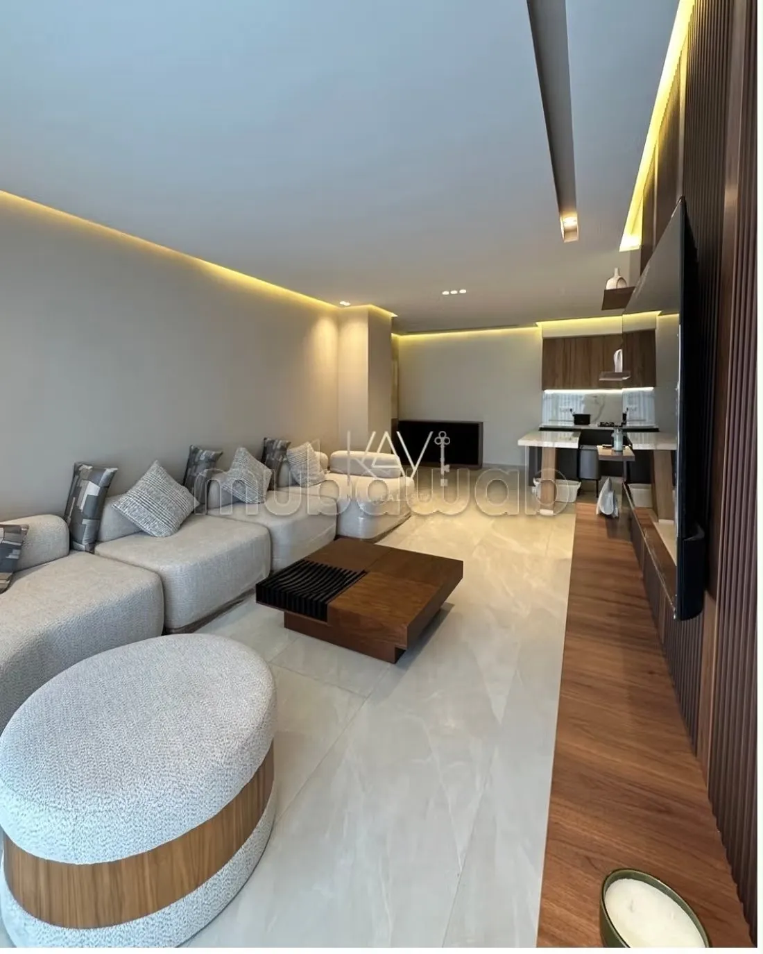 Appartement à louer à De La Plage - طنجة