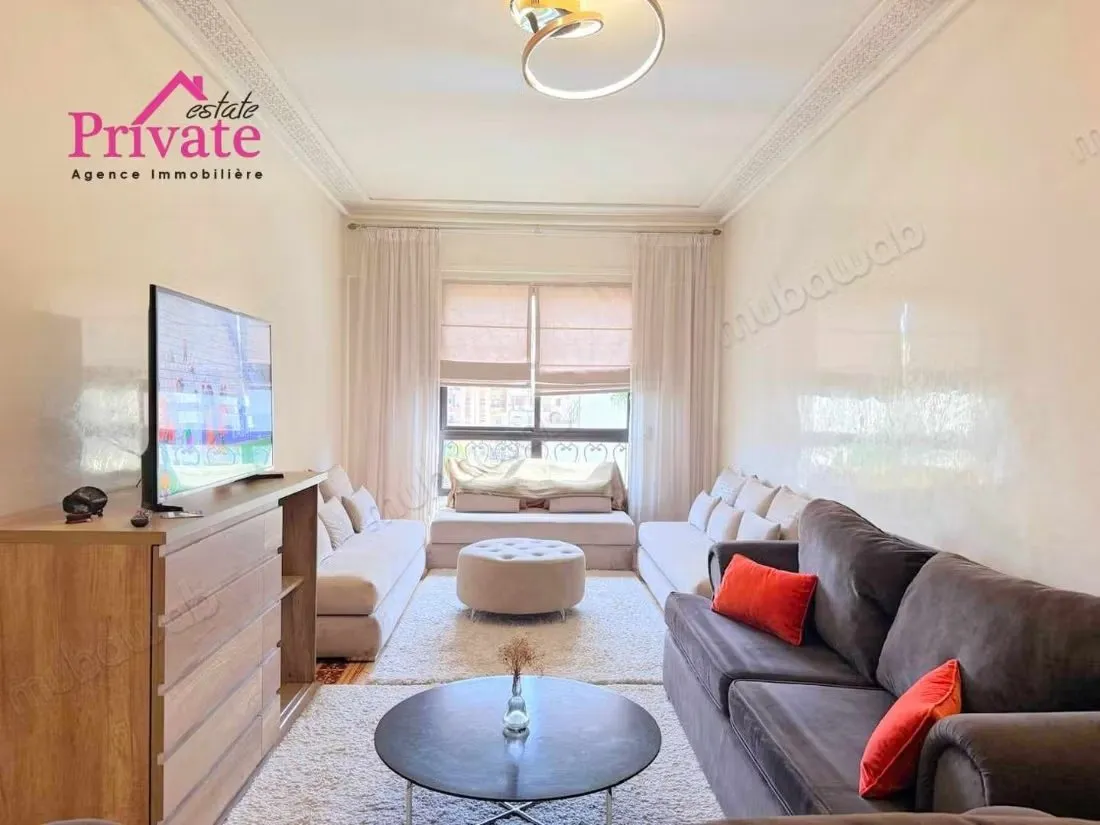 Location appartement 90m² QUARTIER ADMINISTRATIF Ref: LAM785 - طنجة