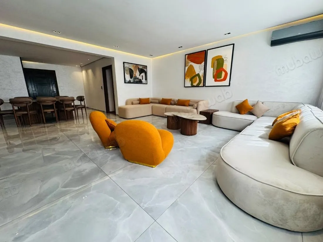Appartement à louer meublé au triangle d'or - الدار البيضاء