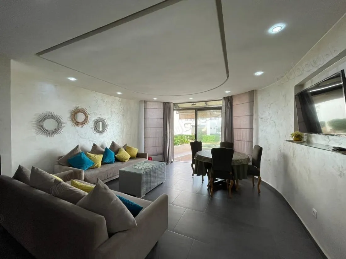 DAR BOUAZZA: Location Appartement RDJ Vue Mer - دار بوعزة