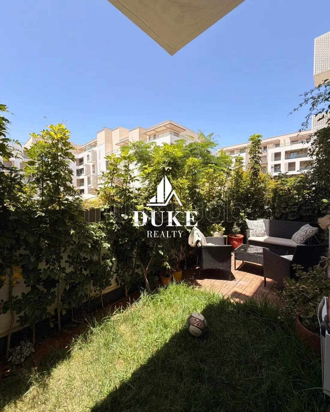 Magnifique 2CH & Salon meublé avec jardin privatif - الرباط