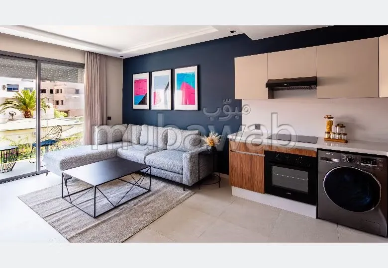 LOCATION – Superbe Studio meublé & équipé de 54 m² - الدار البيضاء (3)