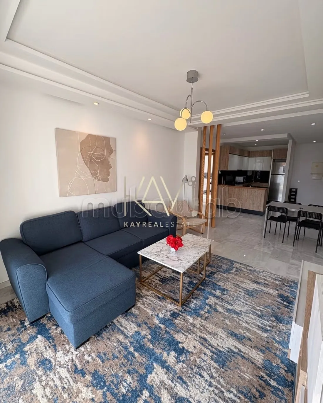 Bel appartement en location à De La Plage. Surface totale 85... - طنجة