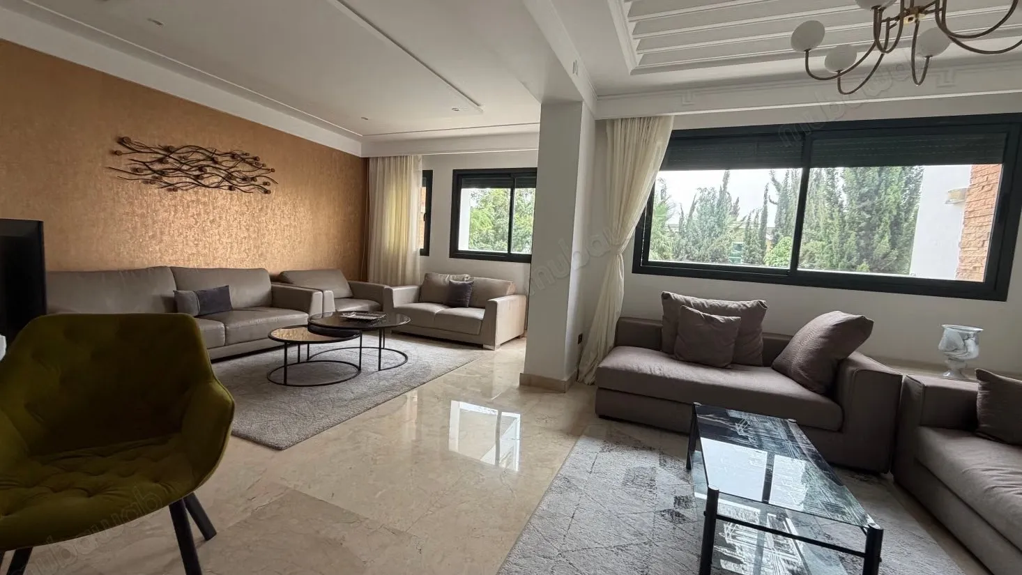 Appartement meublé de prestige avec solarium privatif - بوسكورة (3)