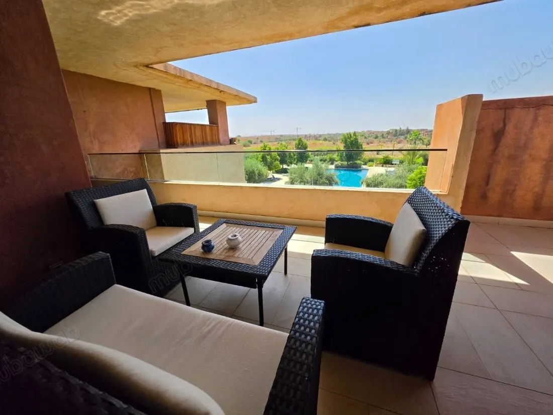 Appartement à louer avec vue Golf Piscine et Atlas - مراكش